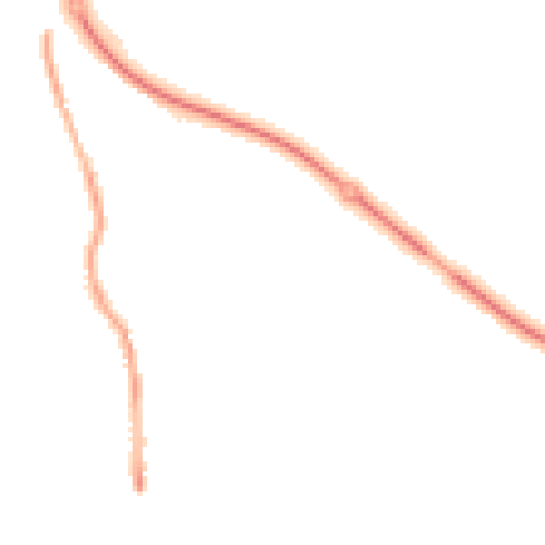 Night-time road noise heatmap for PL25 3TA