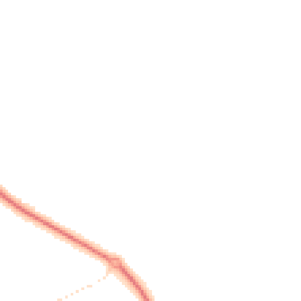 Night-time road noise heatmap for PL25 3TJ