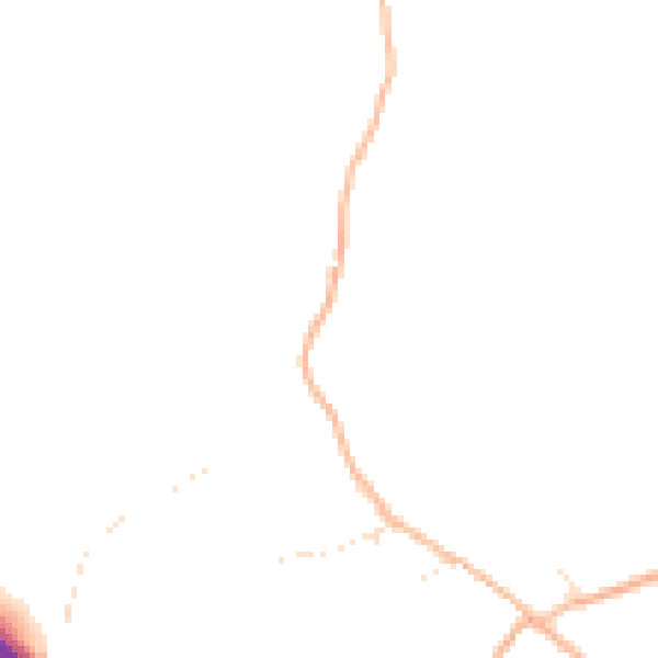Daytime road noise heatmap for PL25 3TL