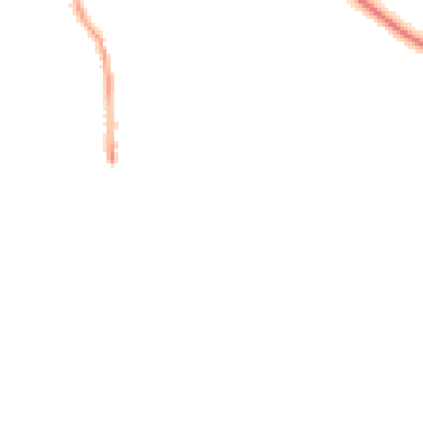 Night-time road noise heatmap for PL25 3TR