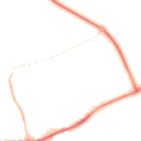 Night-time road noise heatmap for PL25 3XA