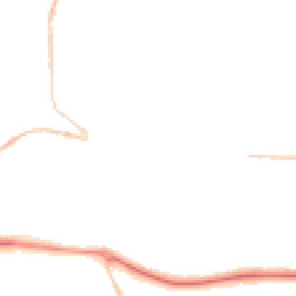 Night-time road noise heatmap for PL25 4AT