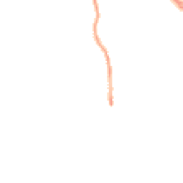 Night-time road noise heatmap for PL25 4EB