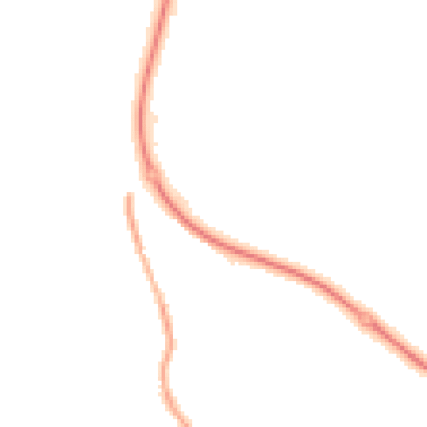 Night-time road noise heatmap for PL25 4EL