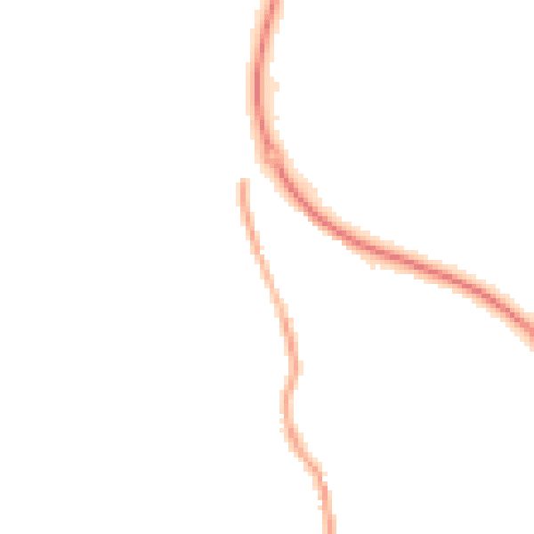 Night-time road noise heatmap for PL25 4FA