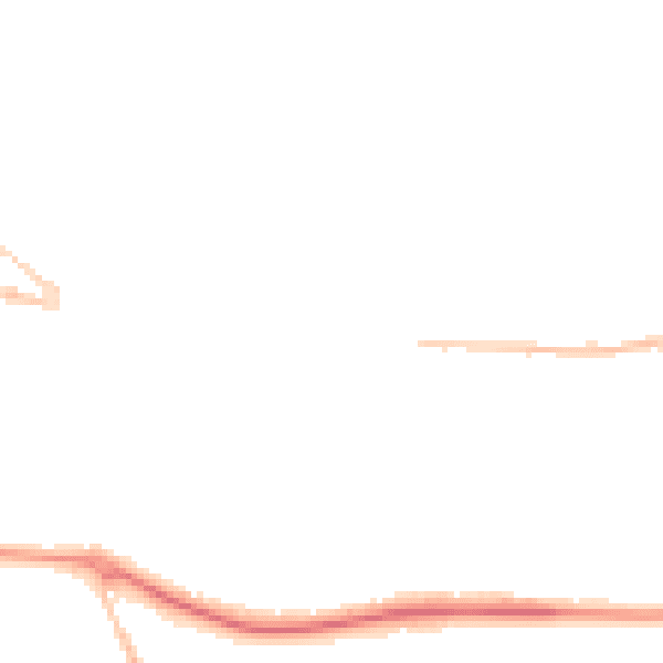 Night-time road noise heatmap for PL25 4TS