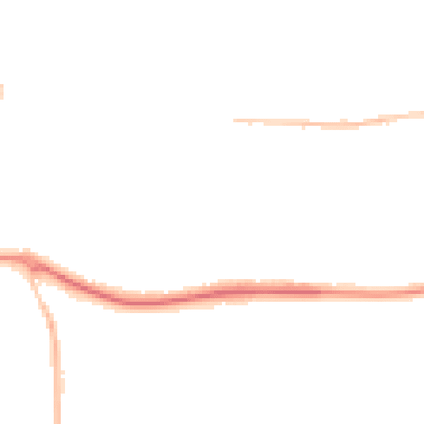 Night-time road noise heatmap for PL25 4UG