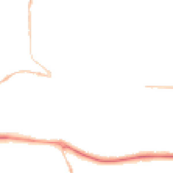 Night-time road noise heatmap for PL25 5BH