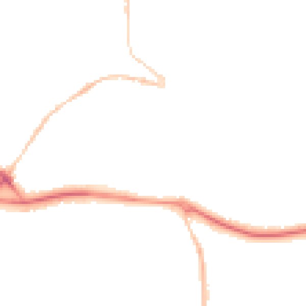 Night-time road noise heatmap for PL25 5BS