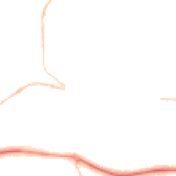 Night-time road noise heatmap for PL25 5EN