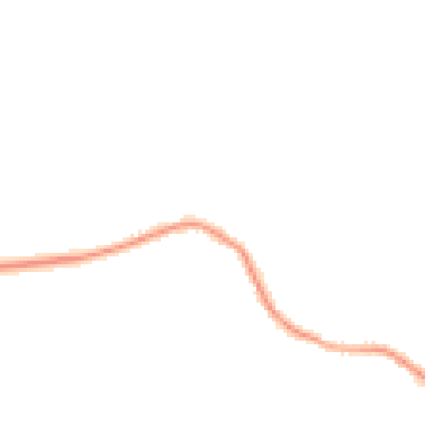Night-time road noise heatmap for PL25 5FE