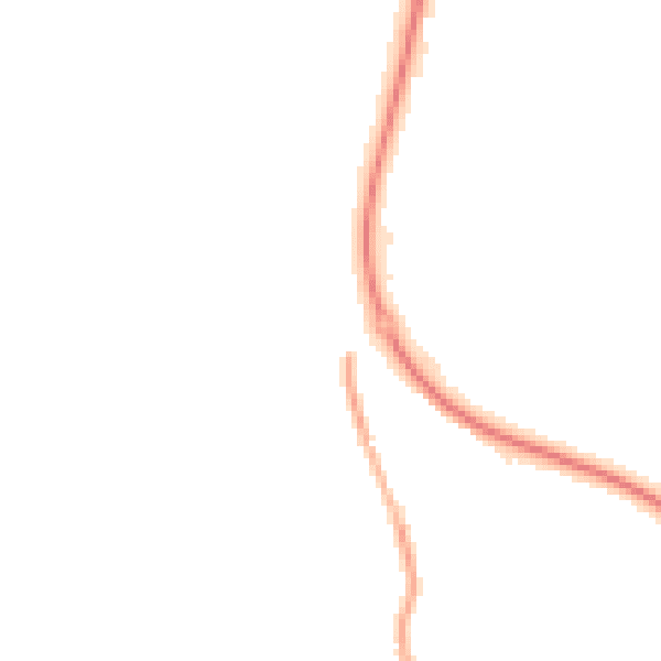 Night-time road noise heatmap for PL25 5FF