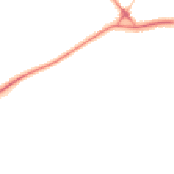 Night-time road noise heatmap for PL25 5FY