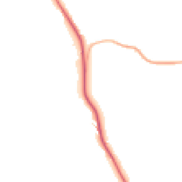 Daytime road noise heatmap for PL25 5GJ