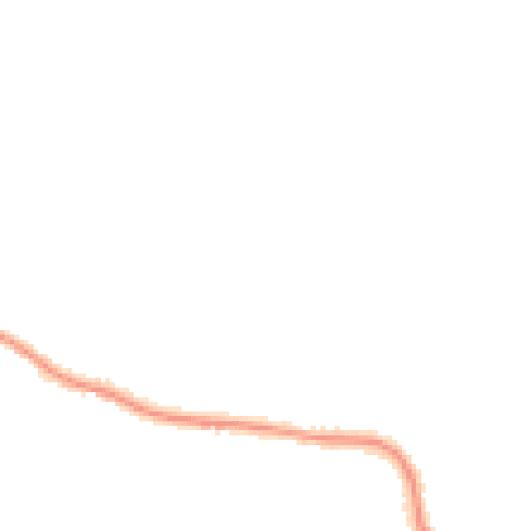 Night-time road noise heatmap for PL25 5RA
