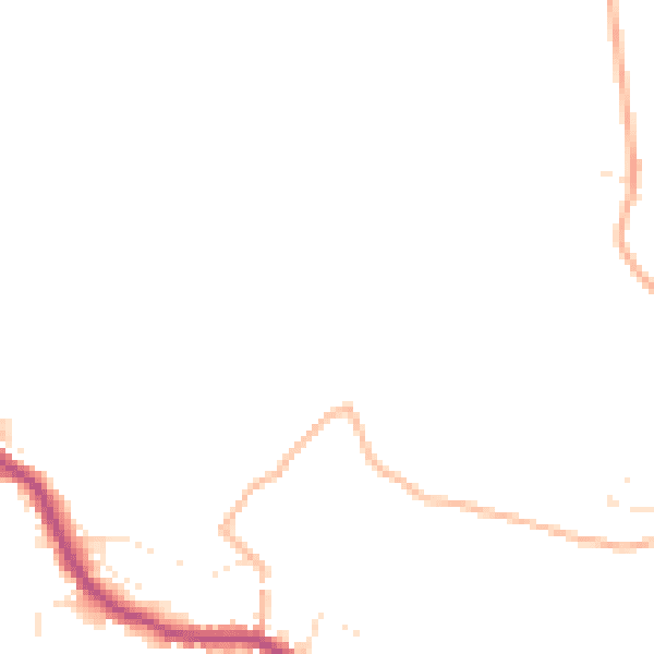 Daytime road noise heatmap for PL25 5RB