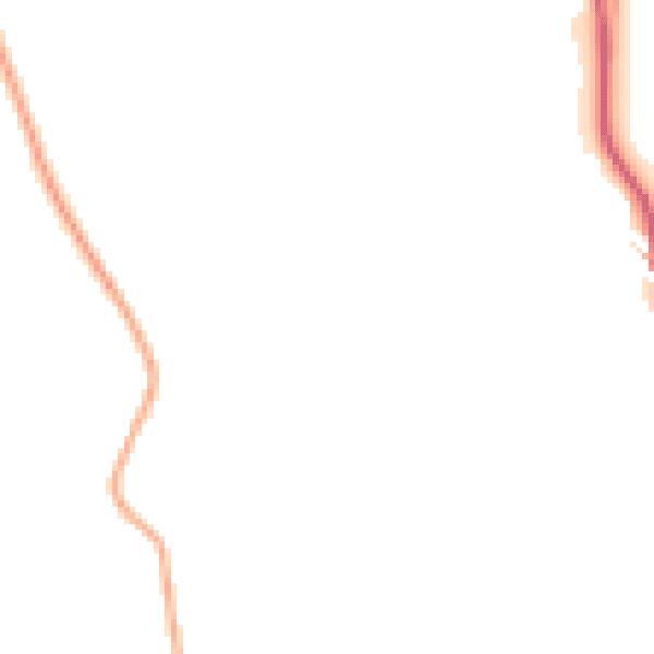 Daytime road noise heatmap for PL25 5RG
