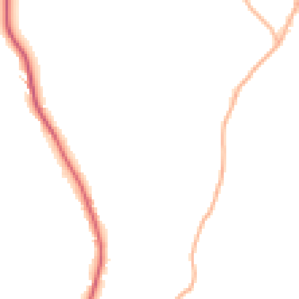 Daytime road noise heatmap for PL25 5RU