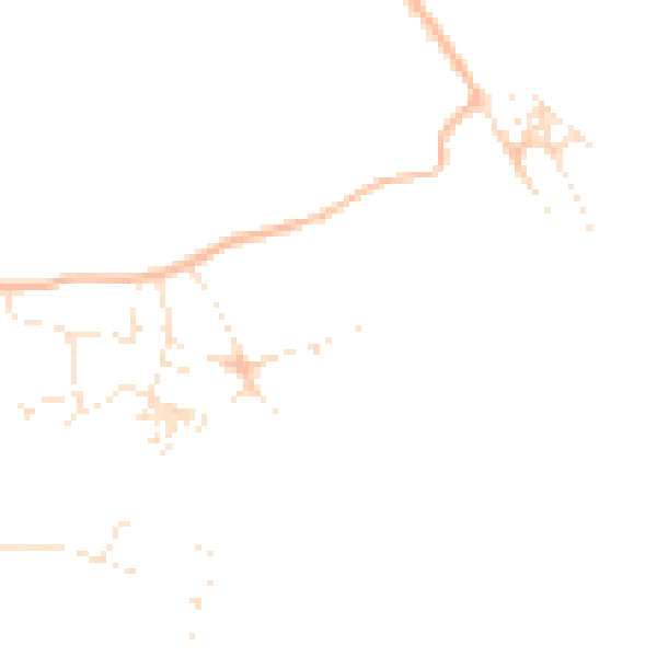 Daytime road noise heatmap for PL26 6AG