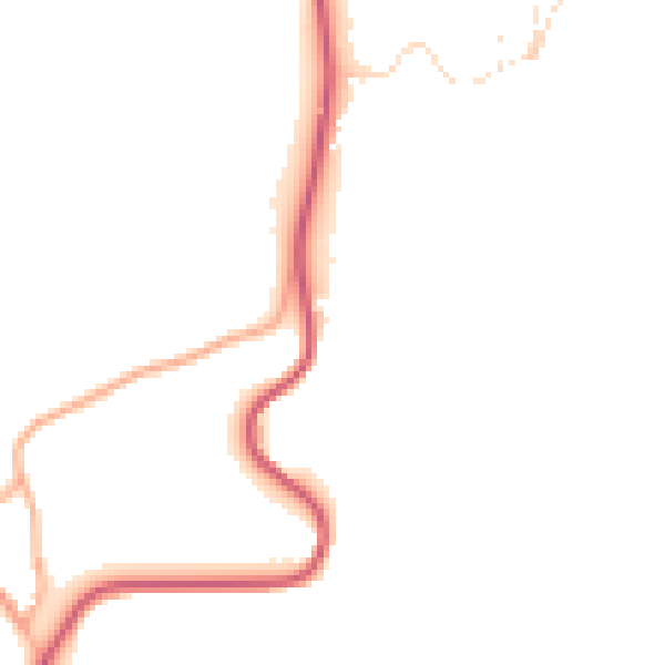 Daytime road noise heatmap for PL26 6BT