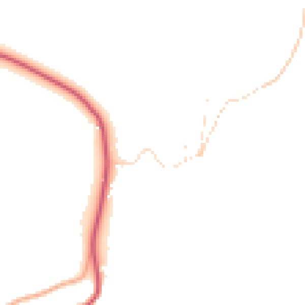 Daytime road noise heatmap for PL26 6BX