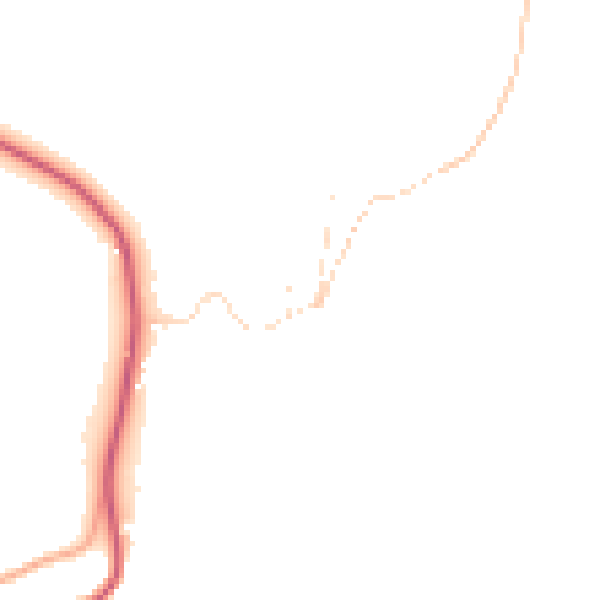 Daytime road noise heatmap for PL26 6DA