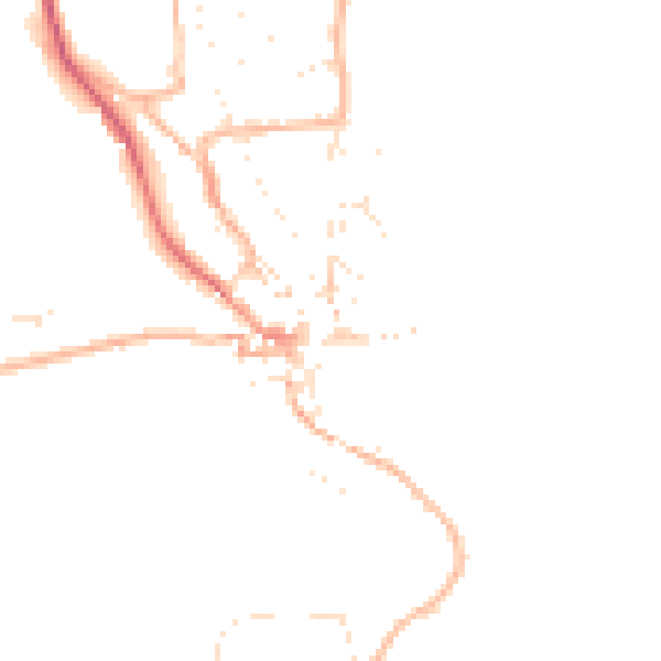 Daytime road noise heatmap for PL26 6QH