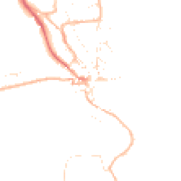 Daytime road noise heatmap for PL26 6QU