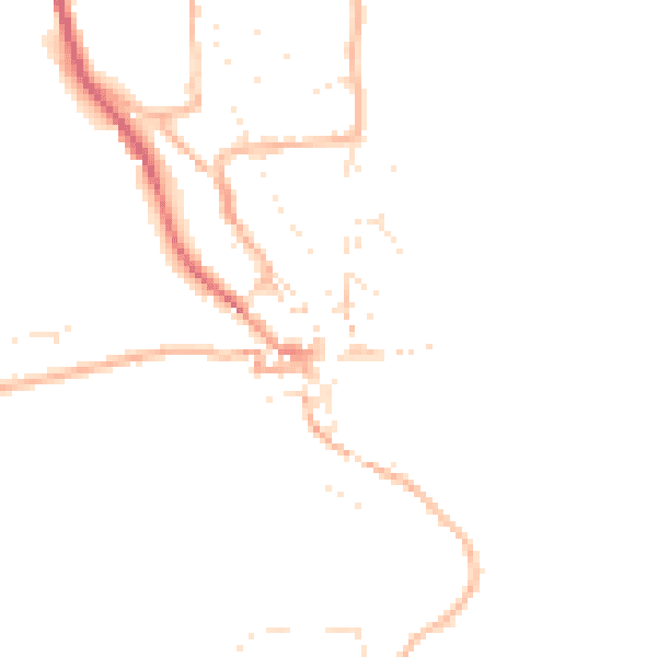Daytime road noise heatmap for PL26 6RA