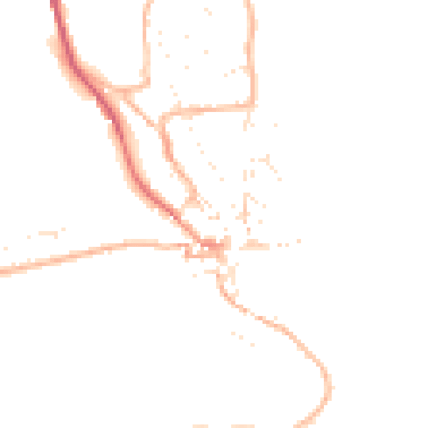Daytime road noise heatmap for PL26 6SP