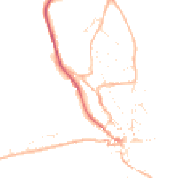 Daytime road noise heatmap for PL26 6SX