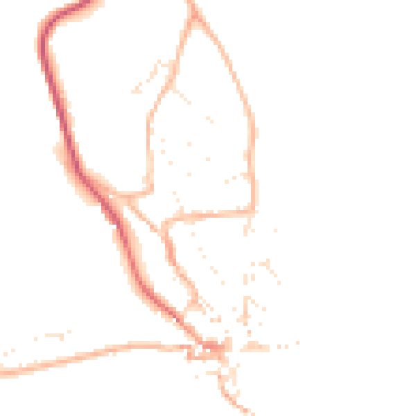Daytime road noise heatmap for PL26 6TQ