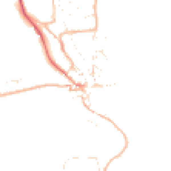 Daytime road noise heatmap for PL26 6UB