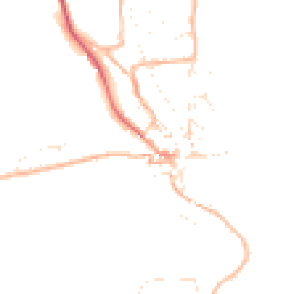 Daytime road noise heatmap for PL26 6UF