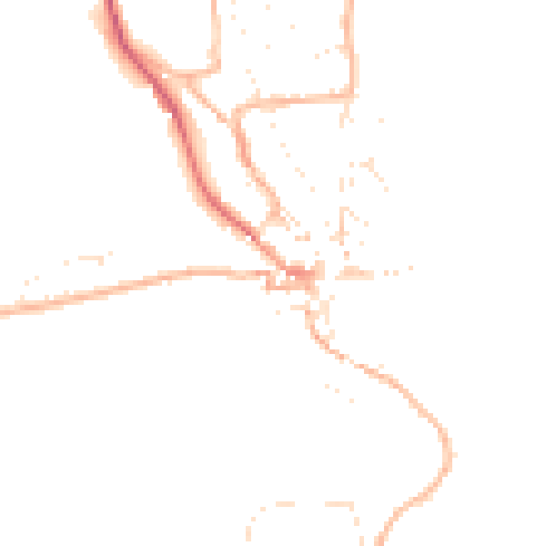 Daytime road noise heatmap for PL26 6UG