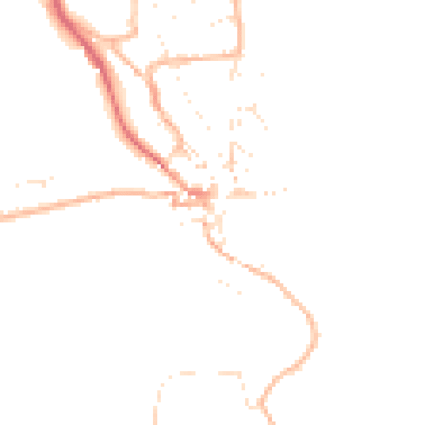 Daytime road noise heatmap for PL26 6UH
