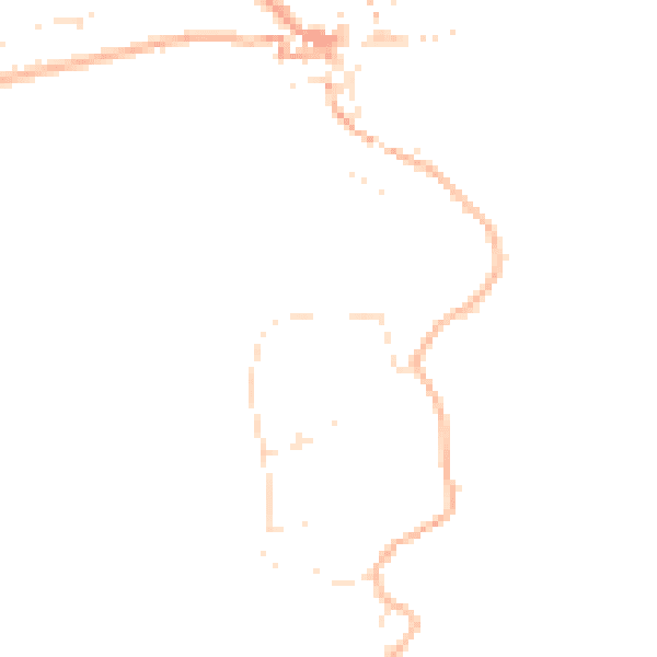 Daytime road noise heatmap for PL26 6XA