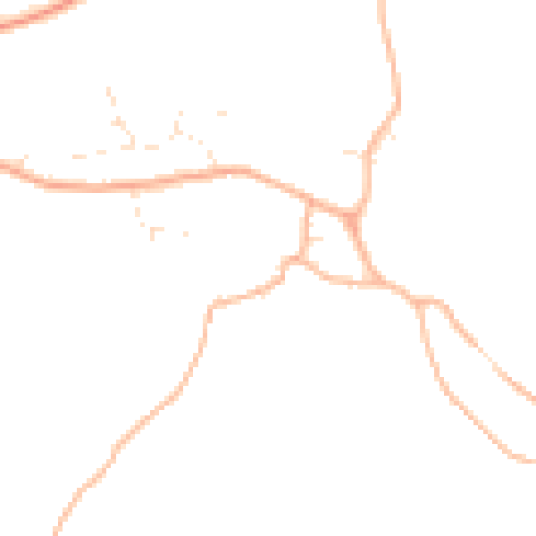 Daytime road noise heatmap for PL26 7BT