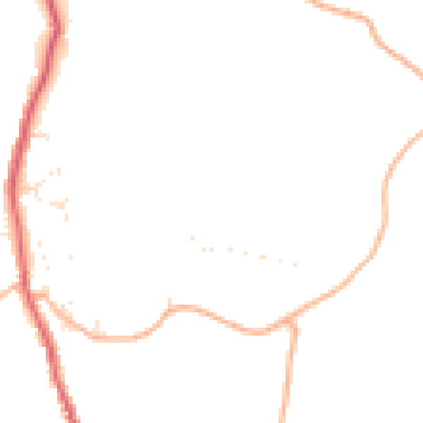 Daytime road noise heatmap for PL26 7RD
