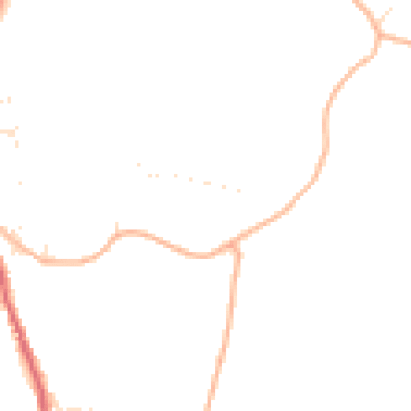 Daytime road noise heatmap for PL26 7RW