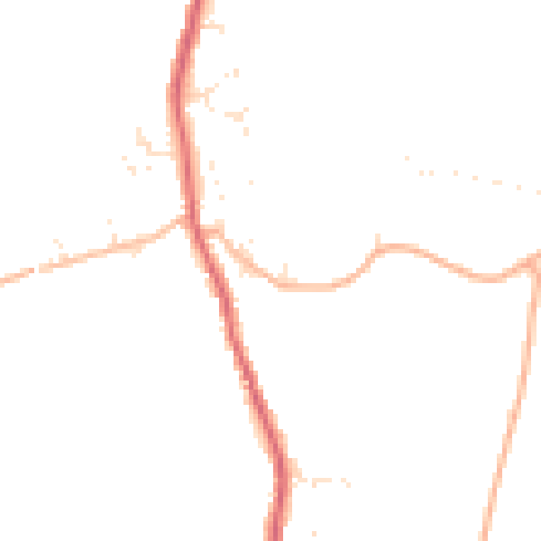 Daytime road noise heatmap for PL26 7SN