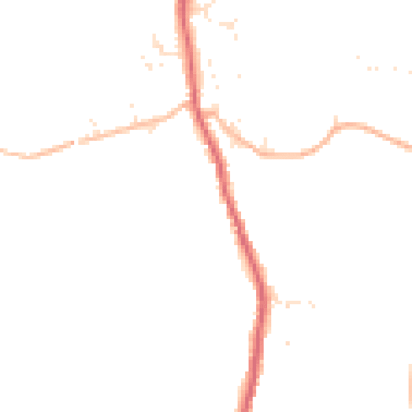 Daytime road noise heatmap for PL26 7UA