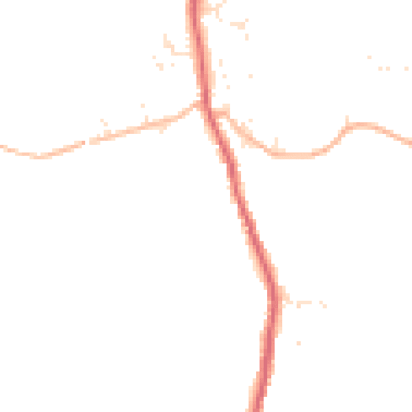 Daytime road noise heatmap for PL26 7UB