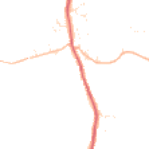 Daytime road noise heatmap for PL26 7UE