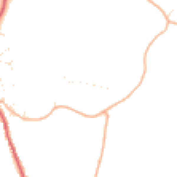 Daytime road noise heatmap for PL26 7UW