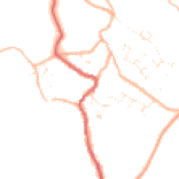 Daytime road noise heatmap for PL26 8AD