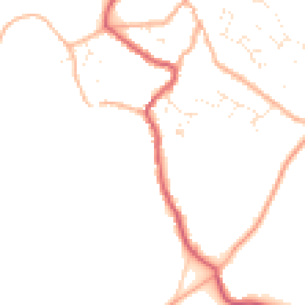 Daytime road noise heatmap for PL26 8EH