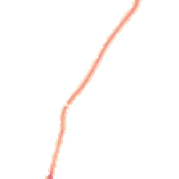 Night-time road noise heatmap for PL26 8FT