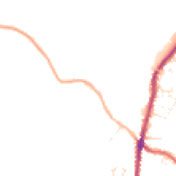 Daytime road noise heatmap for PL26 8PP