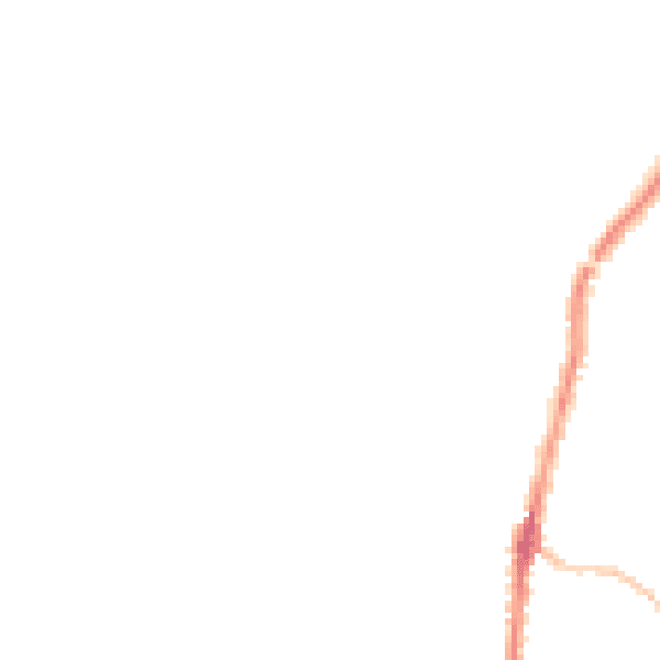 Night-time road noise heatmap for PL26 8PP